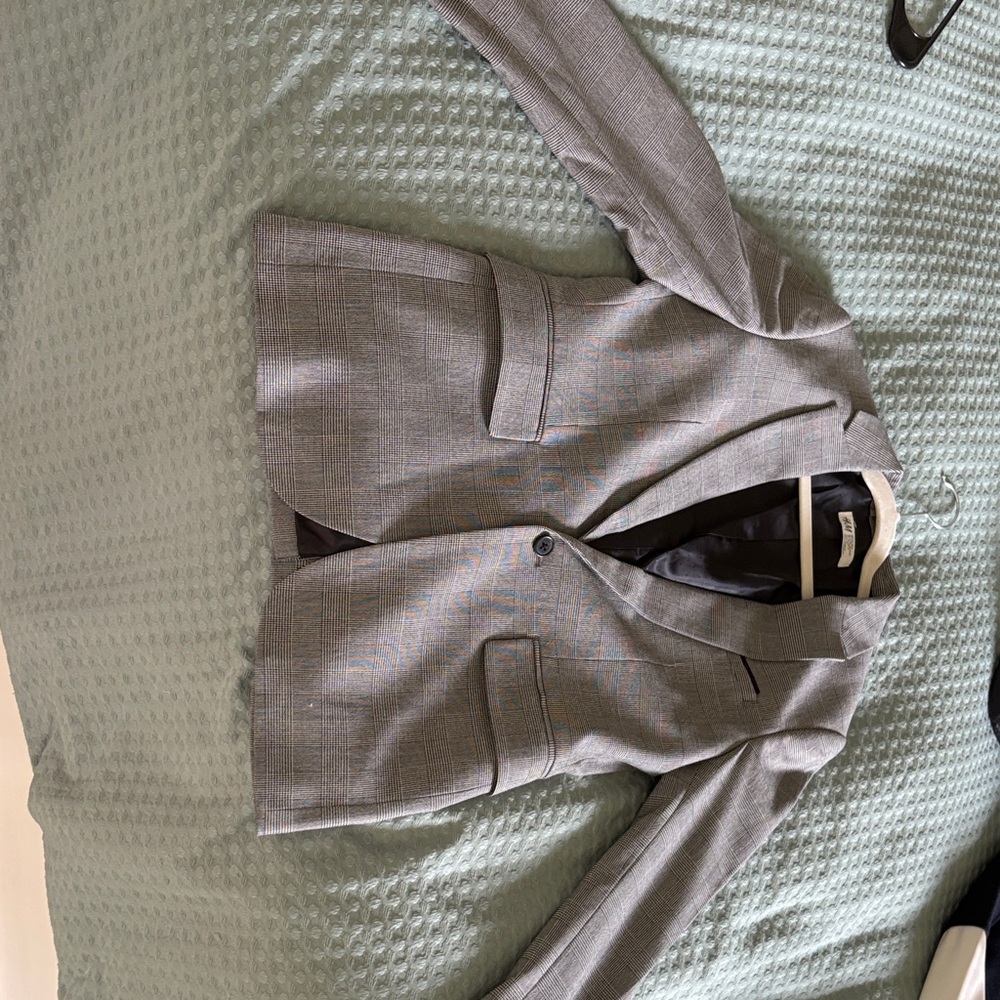 H&M gray suit
